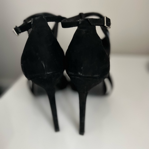 Zara black and blue cross cross shoes size 38 - Picture 3 of 3